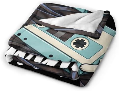 Sleepy Cassette Blanket Throw Gift for Girls Women 80"X60" - Image 5