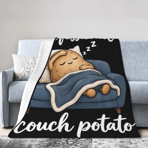 Sleepy Potato Blanket Throw Gift for Girls Women 50"X40" - Image 4