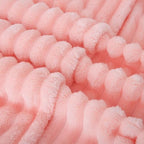 Light Pink Fleece Throw Blanket 50”×60” for Couch Sofa Livingroom - Image 6