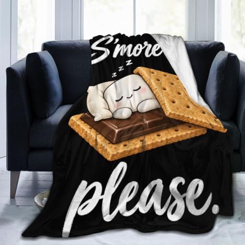 Sleepy S'More Blanket Throw Gift for Girls Women 50"X40" by Unknown