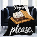 Sleepy S'More Blanket Throw Gift for Girls Women 80"X60" by Unknown