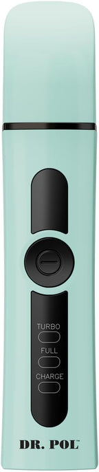 Andis 561123 Dr. Pol Cordless Pet Nail Grinder, Dual-Speed, Blue | Fine-grit & premium-finishing grindstones, ergonomic body design, dog nail clipper alternative