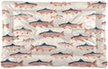 Sea Vintge Salmon Fish Dog Bed Mat 18"x24" by Mazeann
