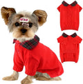 Dog Snowman Santa Sweater (Small, Polo) by BAOBICUTE