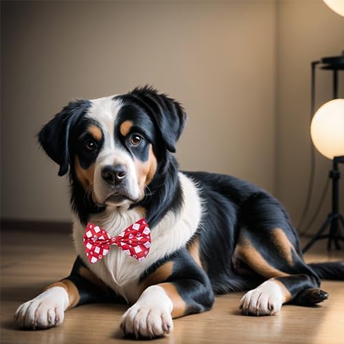 Paw Print Dog Bow Ties Bulk for Large Dogs 30 Pack 5.1"*3.1" L - Image 5