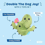 BarkBox Consuela the Cactus 2-in-1 Interactive Plush Dog Toy - Image 2