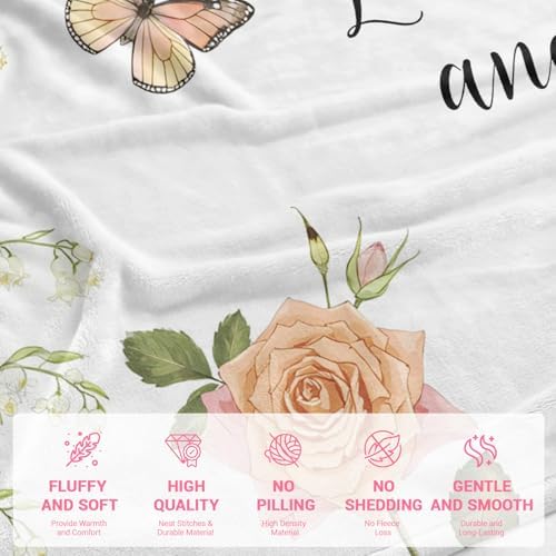 COMFAR Christian Gifts for Women Faith, Inspirational/Religious/Spiritual Gifts for Adults, Soft Throw Blankets for Women/Men, Personalized Blankets for Adults 40"x 50" - Image 5