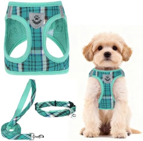 PUPTECK Dog Harness, Collar and Leash Set No Pull for Small Medium Sized by PUPTECK