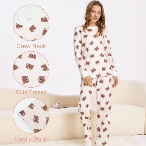 XPUDAC Matching Dog and Owner Pajamas for Women Sleepwear Pjs, 2XL - Image 3