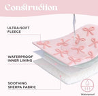 LE SURE Waterproof Dog Blankets for Small Dogs Cute Cozy 3D Jacquard,25x35 - Image 4