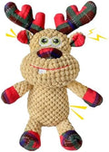 Christmas Elk Dog Toys, Puppy Squeaky Toys with Crinkle Paper, Interactive Plush Chew Toys, Cute Reindeer Funny Toys, for Small, Middle, Large Dogs by Unknown
