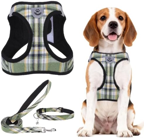 PUPTECK Dog Harness, Collar and Leash Set No Pull for Small Medium Sized by PUPTECK