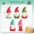 Christmas Catnip Toys Interactive Cats 5PCS Cat Nip Toy/Kitten Chew Plush Gift/Best Play Kick Stuff/Kitty Stuffed Teething Pillow/Cute and Soft Dental Gifts - Image 6