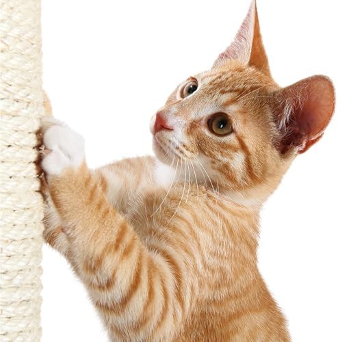 TRIXIE Replacement Sisal Post for Cat Scratching Posts, Backup Scratcher for Indoor Cat Furniture, Trees and Towers, 3.5 in x 19.7 in (9 cm x 50 cm) - Image 6