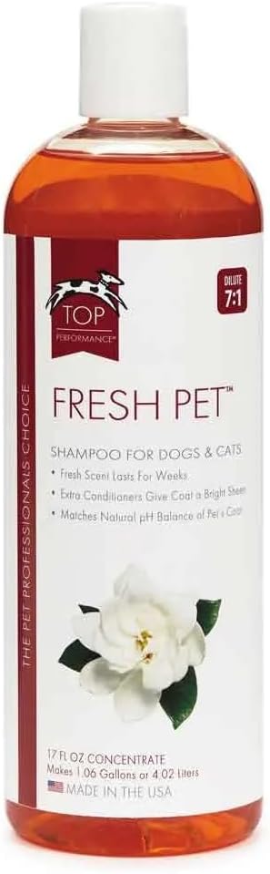 MPP Dog Grooming Pro Fresh Pet Shampoo Conditioner Cologne Mist or Waterless Shampoo (17 oz)