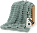 Bedsure Soft Twin XL Blanket for Bed Dorm Sage Green 66"x90" by BEDSURE
