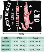 Crocodile Blanket for Girls Women Boys Men Adults Kids Soft Cozy Fleece Reptiles Alligator Throw Blankets Gifts Warm Flannel Plush Lightweight Decor for Couch Bed Sofa 60"X50" - Image 7