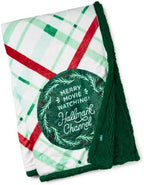 Hallmark Channel Oversized Blanket with Sherpa Backing Merry Movie Watching - Image 2