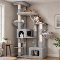 Gitelsnour 74.8'' Cat Tree Tower for Indoor Cats Large, Wide Base, GCT806W by Gitelnour