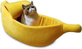 · Petgrow · Cute Banana Cat Bed House Extra Large Size, Christmas Soft Cat Cuddle Bed, Lovely Pet Supplies for Cats Kittens Rabbit Small Dogs, Yellow by %C2%B7Petgrow%C2%B7