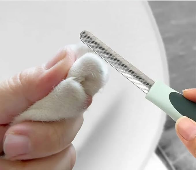 Lukshalse 8 in 1 Pet Grooming Rake and Dematting Comb, Pet Dog Cat Bowl Toothbrush Comb Set Effective Float Hair Remover Clean Tool