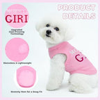 BINGPET Mommy's Girl Dog Shirt, Mamas Girl Puppy T-Shirt, Soft Cotton Vest - Image 5