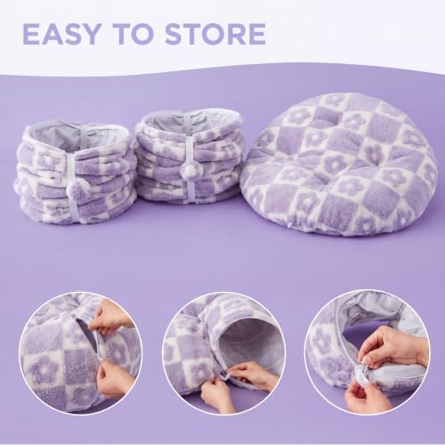 Lesure Donut Cute Jacquard Large Cat Tunnel Bed Kitten Toys for Dog Bunny - Image 4