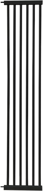 Lumizone Extra Tall Cat Gate Extension Kit 61.02" High 12.6" Wide Black | Tall Pet Gate Dog Gate for Doorway Hallway Stairs Pressure Mounted Extra Wide 1.37" Gap No Drilling