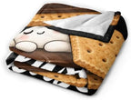 Sleepy S'More Blanket Throw Gift for Girls Women 50"X40" - Image 5