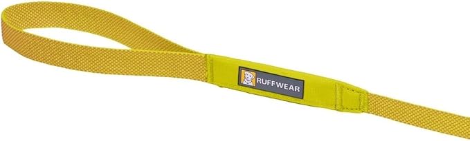 Ruffwear, Hi & Light Dog Leash, Ultralight 4.5 ft Lead with Lockable Swivel Crux Clip and Pick‑Up Bag Pocket, Minimalist Packable Webbing for Everyday Walks, Lichen Green