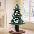 YITAHOME Christmas Cat Tree with 2 Houses by YITAHOME