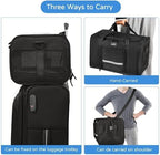 Wakytu Dog Carriers for Small Dogs, Cat Carrier Travel, Expandable, Collapsible, 900D High Density Oxford Cloth, Wear-Resisting, Anti Tearing, Reflective Tape,Safety Lock Zipper | Collapsible, 900D High Density Oxford Cloth, Wear-Resisting, Anti Tearin...