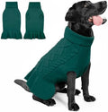QBLEEV Dog Sweaters - Medium Dogs' Warm Winter & Fall Knitwear Cable Pullover Doggie Sweaters for Girls & Boys by QBLEEV