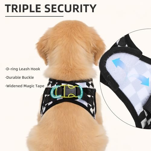 PUPTECK Dog Harness, Collar and Leash Set No Pull for Small Medium Sized - Image 5