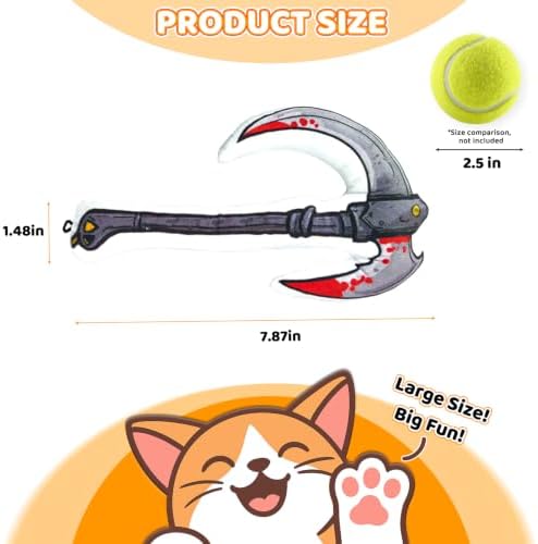 Catnip Toy [2000mg Premium Catnip], Sickle Style Cat Kicker Toy - Image 2