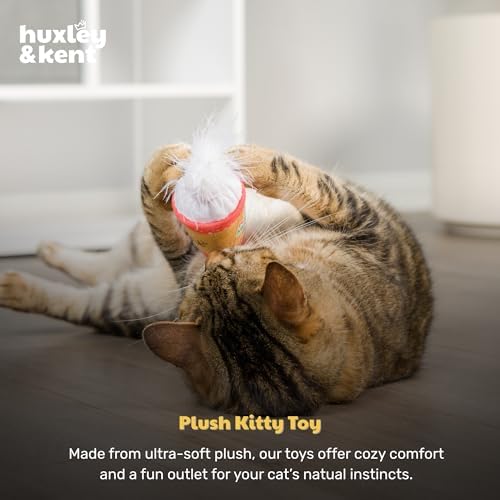 Huxley & Kent Plush Crinkle Catnip Cat Toy, Latte My Way - Image 6
