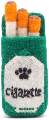 Glaciart One Catnip Cigarette Pack Cat Toy, Funny Wool Felt Kitten Toy for Boredom, Exercise and Play, Filled with Dried Catnip - Image 6
