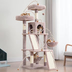 Gitelsnour Cat Tree Tower Multi-Level with 2 Scratching Boards, GCT022MU - Image 6