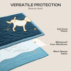 Luciphia Waterproof Blanket for Twin Bed Reversible Fleece Couch Cover - Image 3