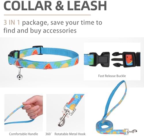 PUPTECK Dog Harness, Collar and Leash Set No Pull for Small Medium Sized - Image 4