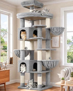 Globlazer 82in Extra Large Cat Tree Tower for Indoor Cats Large Adult, S82 by Globlazer