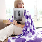 Purple Blanket Twin Size, 60x80 Inch - Image 3