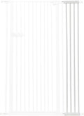 Lumizone Extra Tall Cat Gate Extension Kit 55.12" High 8.27" Wide White | Tall Pet Gate Dog Gate for Doorway Hallway Stairs Pressure Mounted Extra Wide 1.37" Gap No Drilling