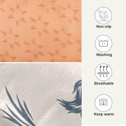 Dog Bed Mat Cowboys Horse Western Washable Anti Slip Bottom Comfy Kennel Pad Cat Crate Pet Pad 24 x 36 Inches - Image 4