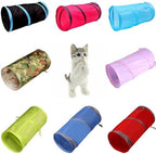 iCAGY Cat Tunnel for Indoor Small Cats Kittens Rabbits, Foldable Tube Toys by iCAGY