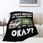 Garbage Truck Throw Blanket Gifts for Kids Boys Girls 60"X50" - Image 4