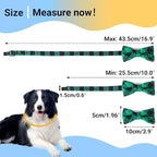 Segarty Bowties for Dogs, 60 Dog Bow Tie Collar, Adjustable Bowties for Small Medium Pets Large Puppy Neck Bows Bulk Assorted Pet Grooming Accessories Birthday Wedding Party Holiday Festival - Image 2