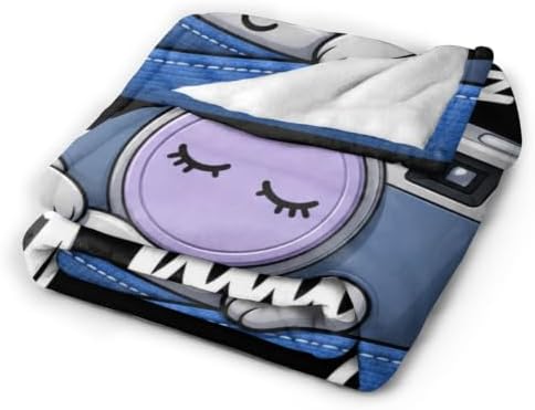 Sleepy Camera Blanket Throw Gift for Girls Women 60"X50" - Image 5