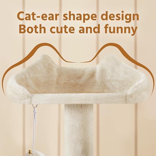 Yaheetech 62in Cat Tree Tower, Double Condo, Multi Platforms, Scratch Posts - Image 5