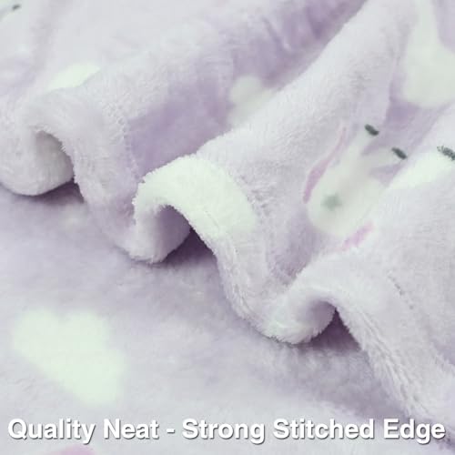 Unicorn Blanket for Girls - 50x60 Inches - Image 6